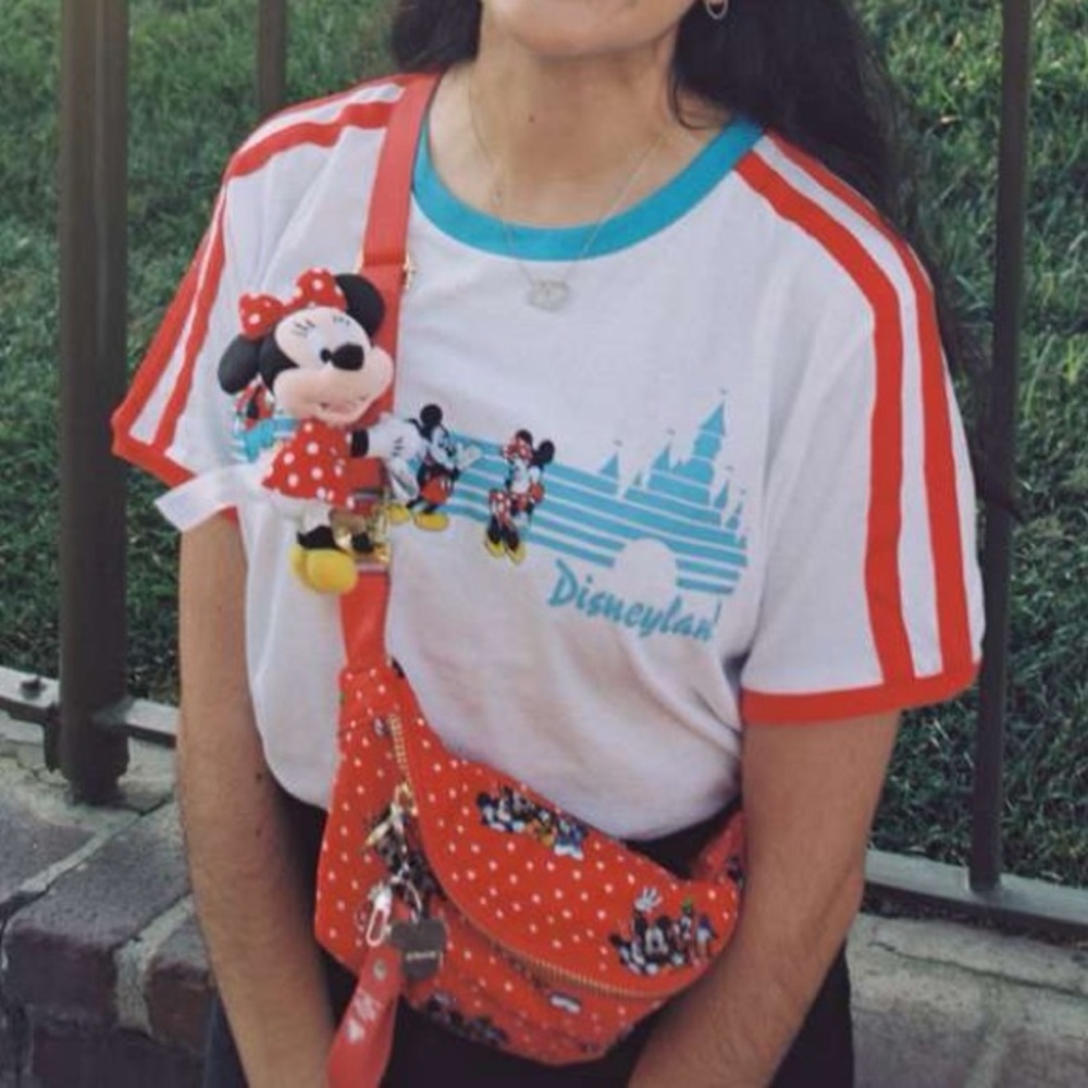 Vintage inspired Mickey and Friends Disneyland shirt
